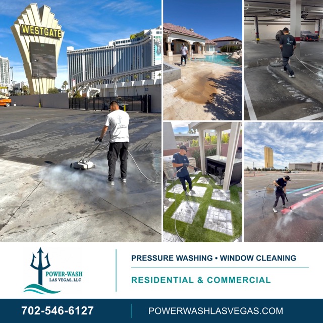 Power-Wash Las Vegas project collage inside the personalized email